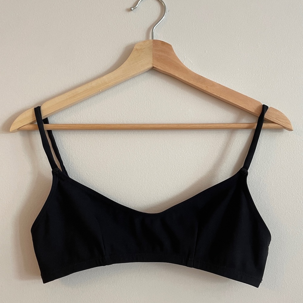 Nu Swim Stas Bikini Top in Black